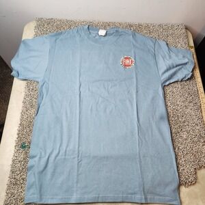 Fiat Large T Shirt‎ Racing Itialian Foreign Logo Stamped